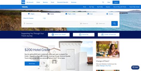 American Express Travel Portal