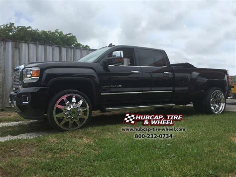 American Force Independence 26 Dually Rims Gmc Sierra Denali 3500