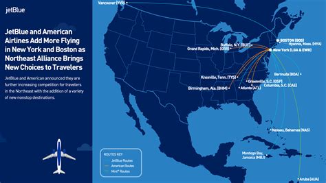 American Jetblue Add 11 New Routes As Part Of Expanded Northeast Alliance The Points Guy