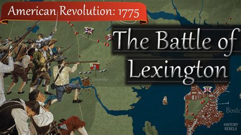 American Revolution Battle Of Lexington Concord 1775 Youtube