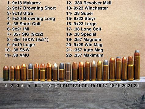 Ammo Size Chart Myconfinedspace