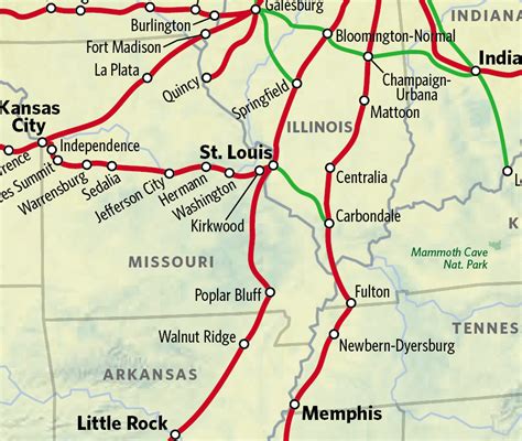 Amtrak Destinations from St Louis