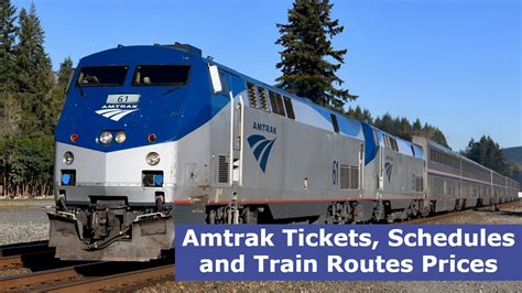 Amtrak Tickets Schedules And Train Routes