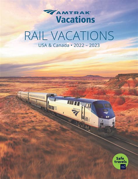 Amtrak Vacations 2020 Us Brochure Train Vacations Train Trip Train