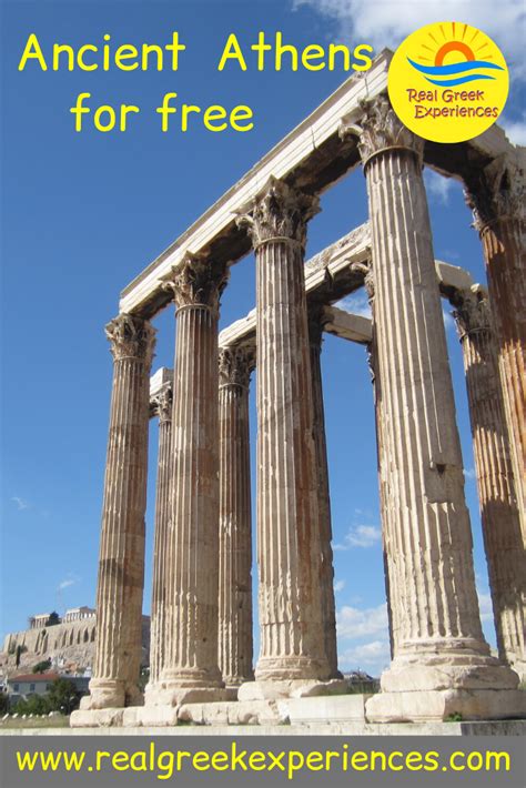 An Ancient Temple With Text Overlaying It That Reads 10 Useful Athens