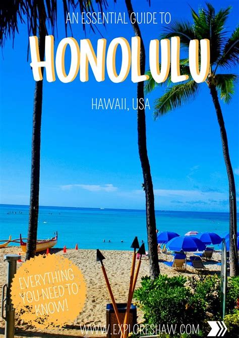 An Essential Guide To Honolulu Hawaii Travel Honolulu Travel Hawaii