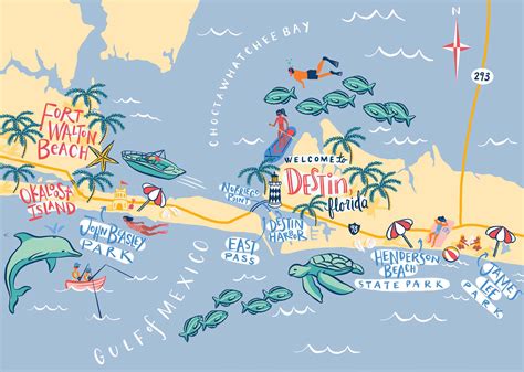 Ananda Walden Visit Destin Magazine Map