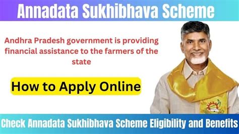 Annadata Sukhibhava Scheme 2025 Apply Online Login And Status