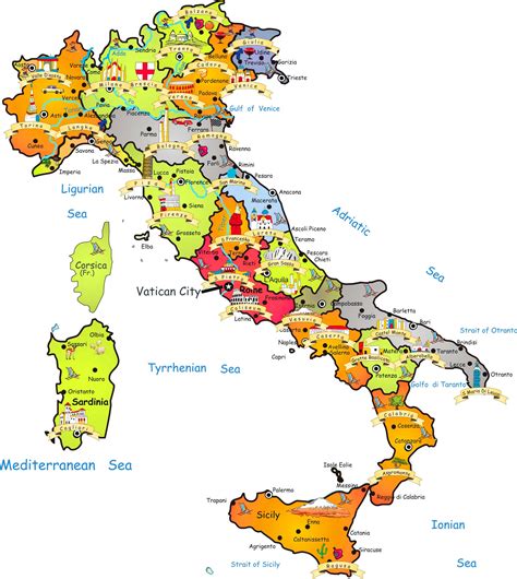 Anywhere In Italy Italy Map Italy Travel Map Of Italy Regions