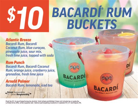 Applebee Amp 39 S Bacardi Buckets 2024 Locations Maddi Christean