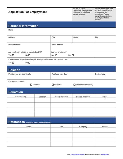 Application Form