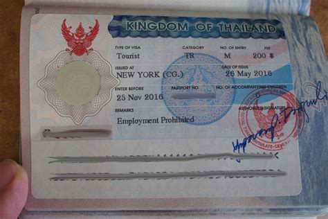 Applying For Thai Multiple Entry Tourist Visa In Nyc