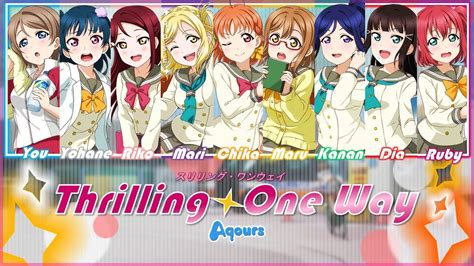 Aqours Thrilling One Way Off Vocal Youtube