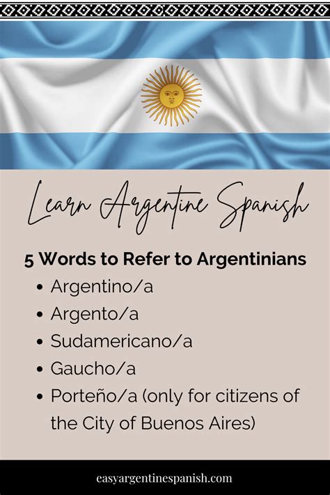 Argentine Or Argentinian 5 Spanish Words For Argentina Amp 39 S Citizens