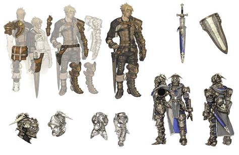 Armor Design Concept Art The Last Story Art Gallery