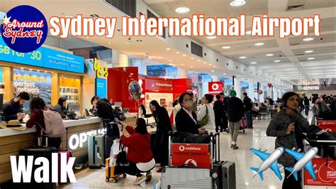 Arrivals At The Sydney Kingsford Smith International Airport Syd