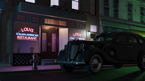 Artstation Godfather Louis Restaurant In Progress