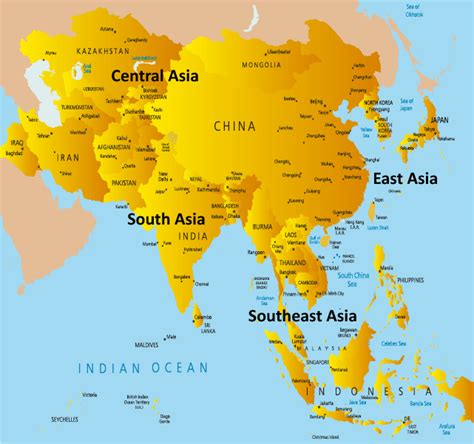 Asia Tourist Destinations Map Toursmaps Com