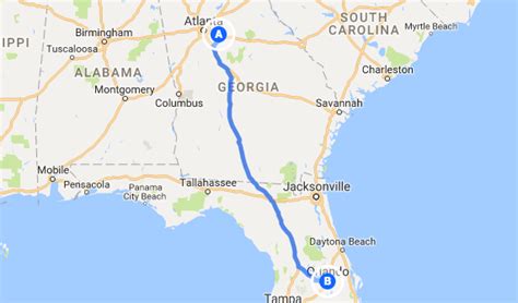 Atlanta to Destin Florida Drive Guide