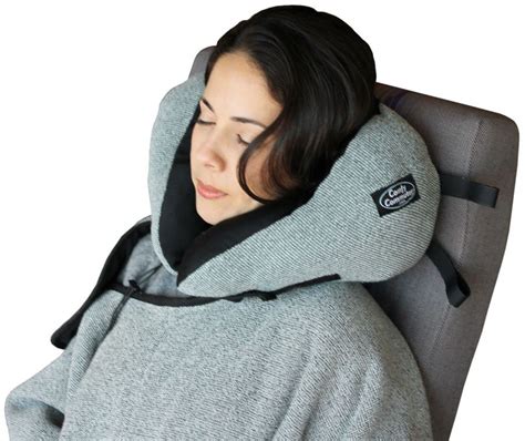 Attractive Matching Warm Blanket Included In Travel Pillow And