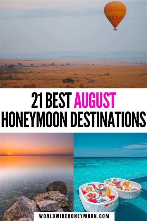 August Honeymoon Destinations