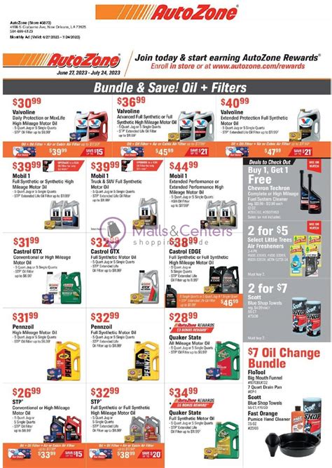 Autozone Weekly Ad Valid From 06 27 2023 To 07 24 2023 Mallscenters