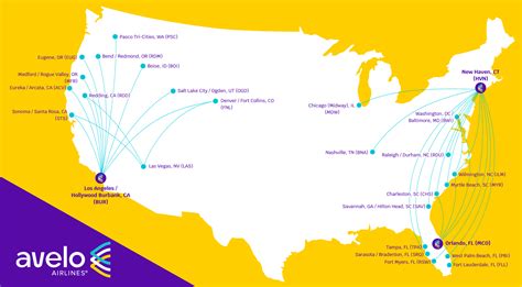 Avelo Airlines Destinations