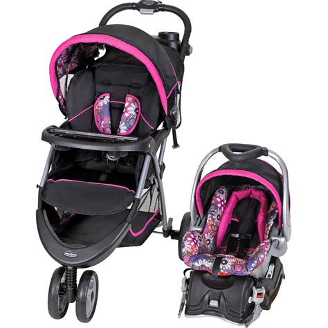 Baby Trend Ez Ride 5 Travel System Floral Garden Pink Walmart Com