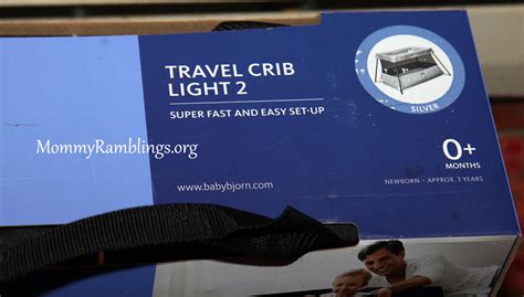 Babybjorn Travel Crib Light 2 Review And Giveaway Mommy Ramblings