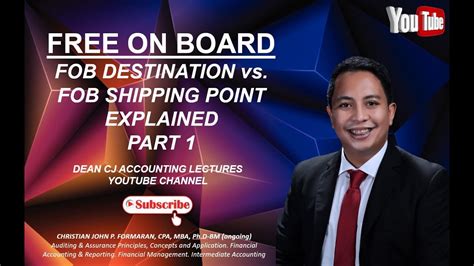 Bac Fob Destination Vs Fob Shipping Point Explained Part 1 Youtube