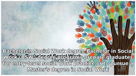 Bachelor Of Social Work Online Degree Programs Canada Bachelor Of Sciences