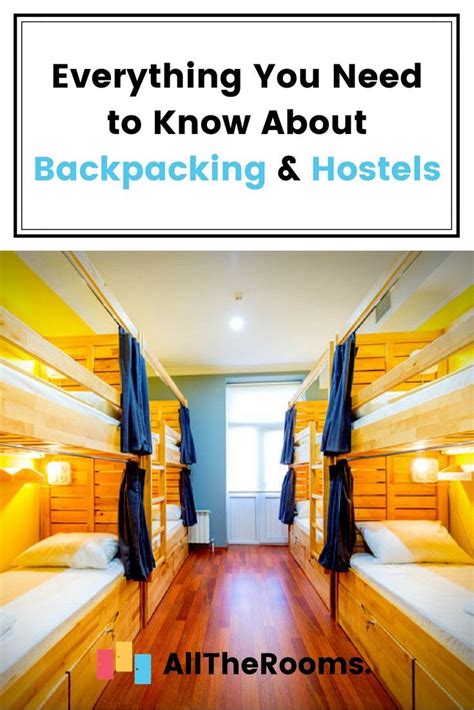 Backpacking Essentials Hostels Travel Tips Alltherooms The