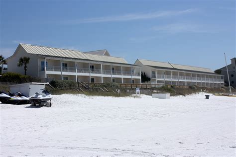 Backside View Of The Sea Oats Motel In Destin Florida Looking Up From