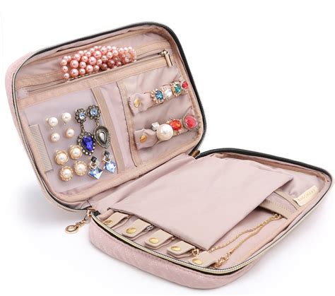 Bagsmart Jewelry Organizer Bag Travel Jewelry Storage Cases For