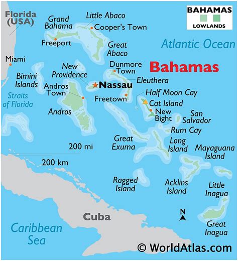 Bahamas Map Informative Maps Of All Major Islands Of The Bahamas