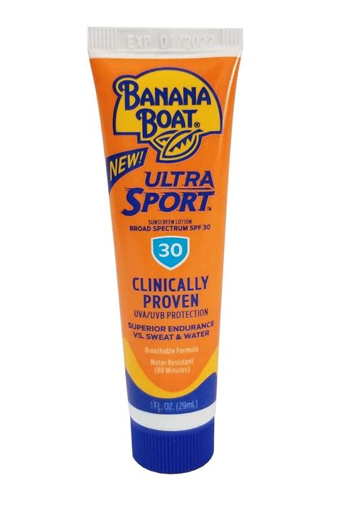 Banana Boat Sport Sunscreen Spf 30 Travel Size 1 Oz Case Of 24