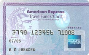 Bank Card American Express Travelfunds Card American Express