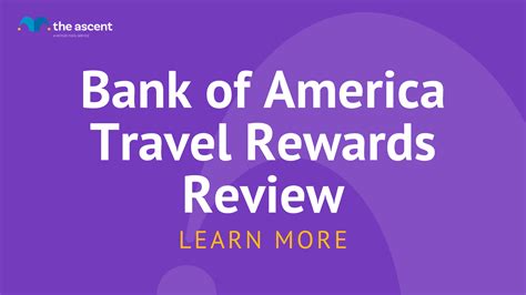 Bank Of America Travel Rewards Review The Ascent