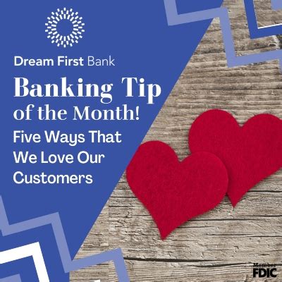 Banking Tip Of The Month Five Ways That We Love Our Customers