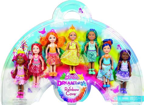 Barbie Dreamtopia Rainbow Cove 7 Doll Gift Set For 6 96 After Three Stacking Prime Day