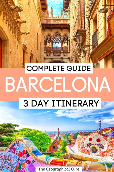 Barcelona Spain The Perfect Itinerary For First Timers Barcelona