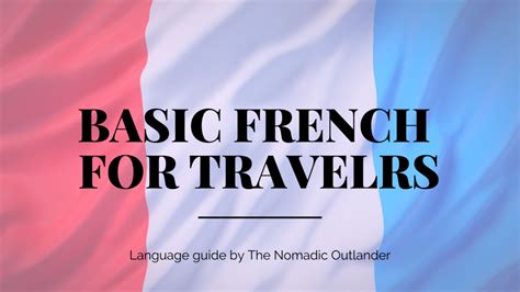 Basic French For Travelers Round Trip