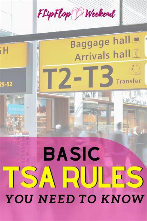 Basic Tsa Rules You Need To Know