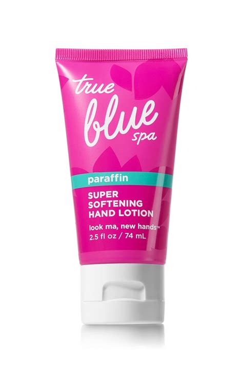 Bath Body Works True Blue Spa Look Ma Paraffin Hand Lotion Mini 1 Ounce