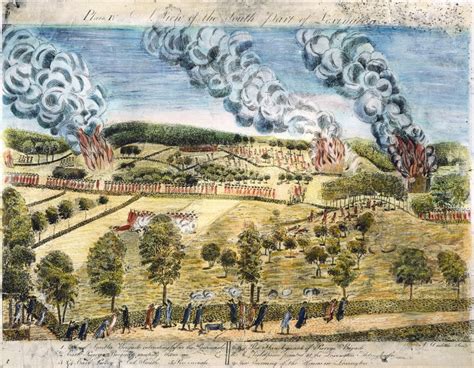 Battle Of Lexington 1775 Nthe British Harrassed On Their Return To