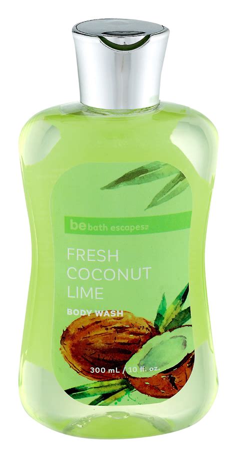 Be Bath Escapes Fresh Coconut Lime Body Wash 10 Fl Oz Coconut Lime Body Wash Coconut Lime