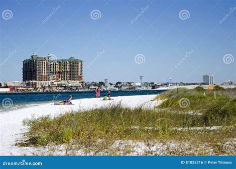 Beach At Destin Florida Usa Stock Photo Image Of Property Panhandle