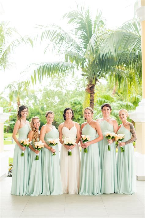 Beach Bridesmaid Dresses From Real Weddings Destination Wedding Details