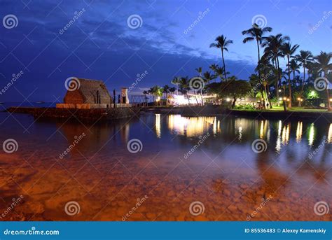 Beach Party Luau In Hawaii After Sunset Stock Image Image Of Party