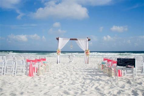 Beach Wedding Okaloosa Island Ramada Plaza Beach Resort